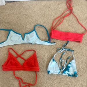 Colorful Bikini Top Set